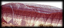 A major landscape artist is at work in the Painted Desert of Arizona.